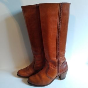 Vintage 70s USA Dexter Knee High Leather Boots